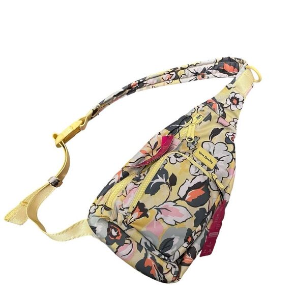 Vera Bradley Lighten Up Reactive Sling Hipster Backpack Sunny‎ Garden NWT